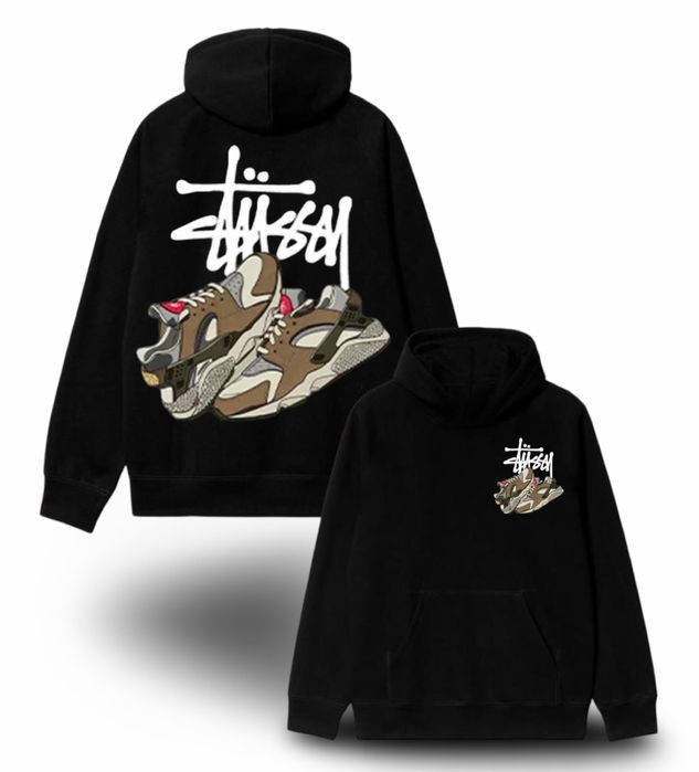 Худи Stussy 8 Ball Logo унисекс  стусси стасси толстовка лонгслив