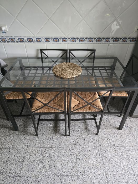 Mesa vidro 150x0.78