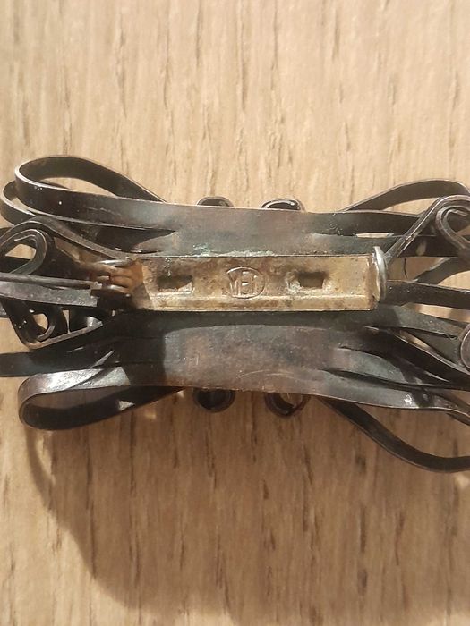 Prl Broszka J. Fajngold? Metaloplastyka Design lata 60-te