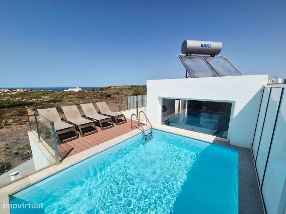 T2 com Rooftop, Piscina Infinity e Vista Mar - Vila Nova de Milfontes