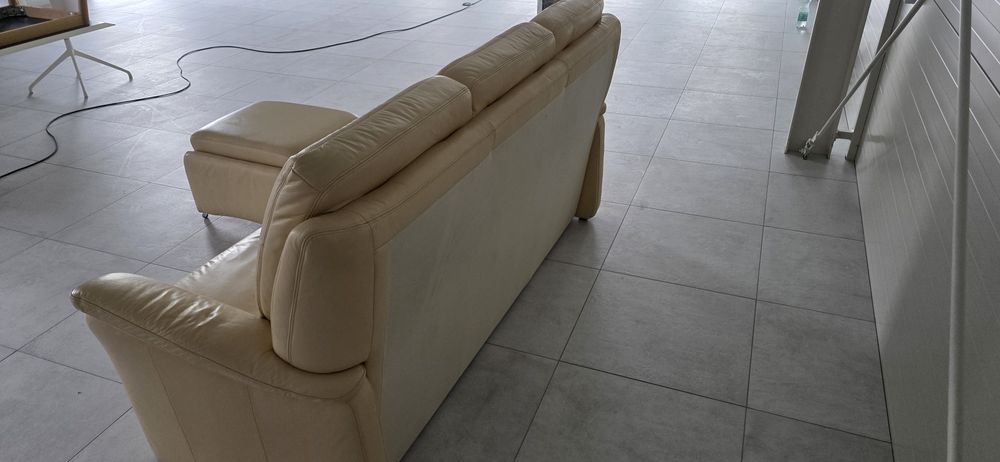 Kanapa,sofa skórzana jasna