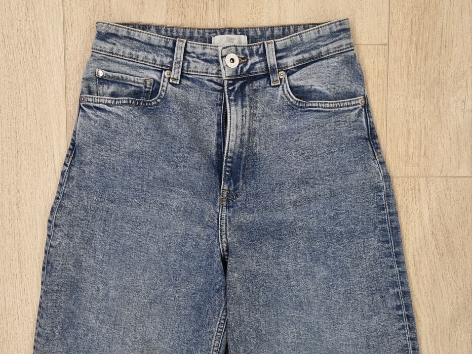 Jeansy z wysokim stanem / Wide High Jeans rozm. 36