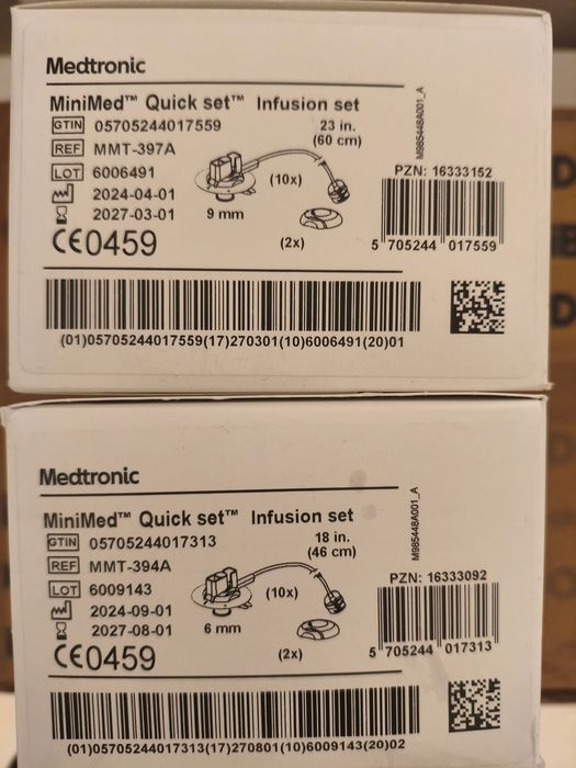 Wkłucia Quick Set Medtronic