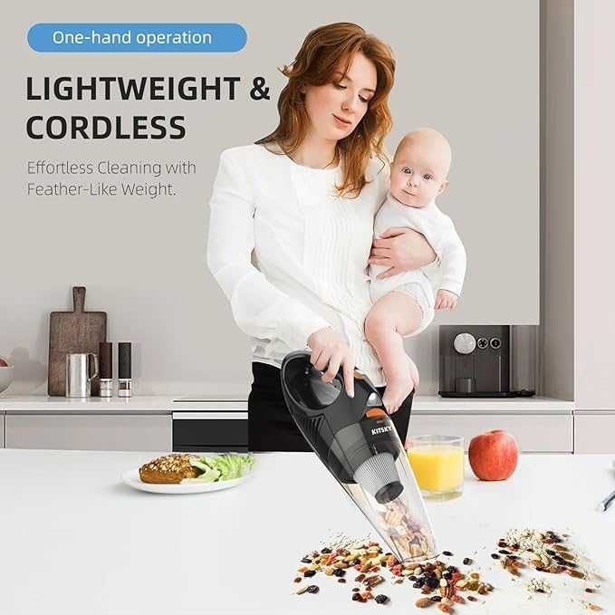 Ręczny bezprzewodowy odkurzacz - lekki odkurzacz samochodowy