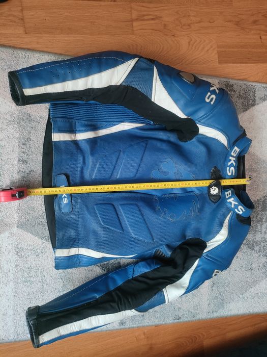 Kombinezon motocyklowy BKS strój dwuczęściowy skórzany