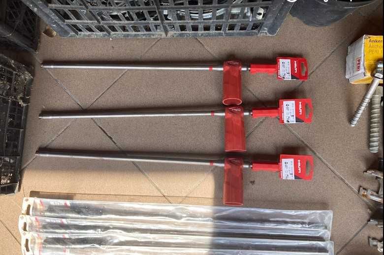 Hilti – wiertła, Fischer – kotwy, Stahlwille – klucz dynamometryczny,