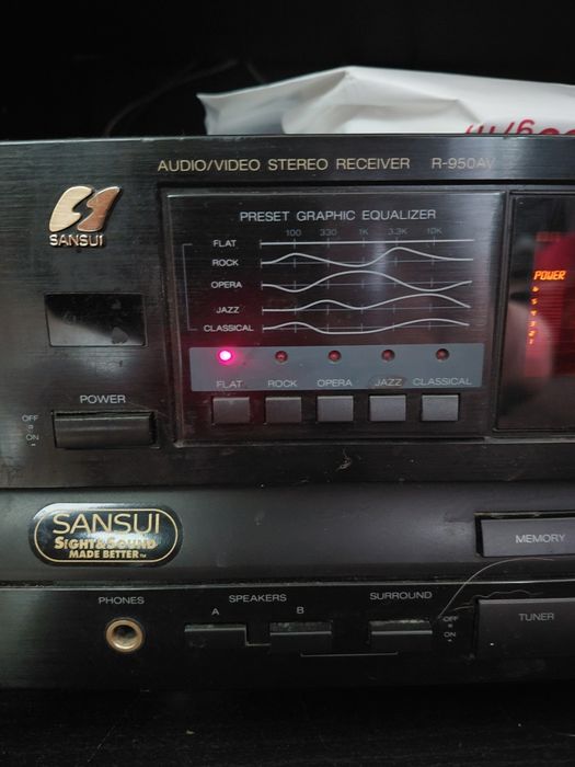 Amplituner Sansui R-950AV, kino domowe