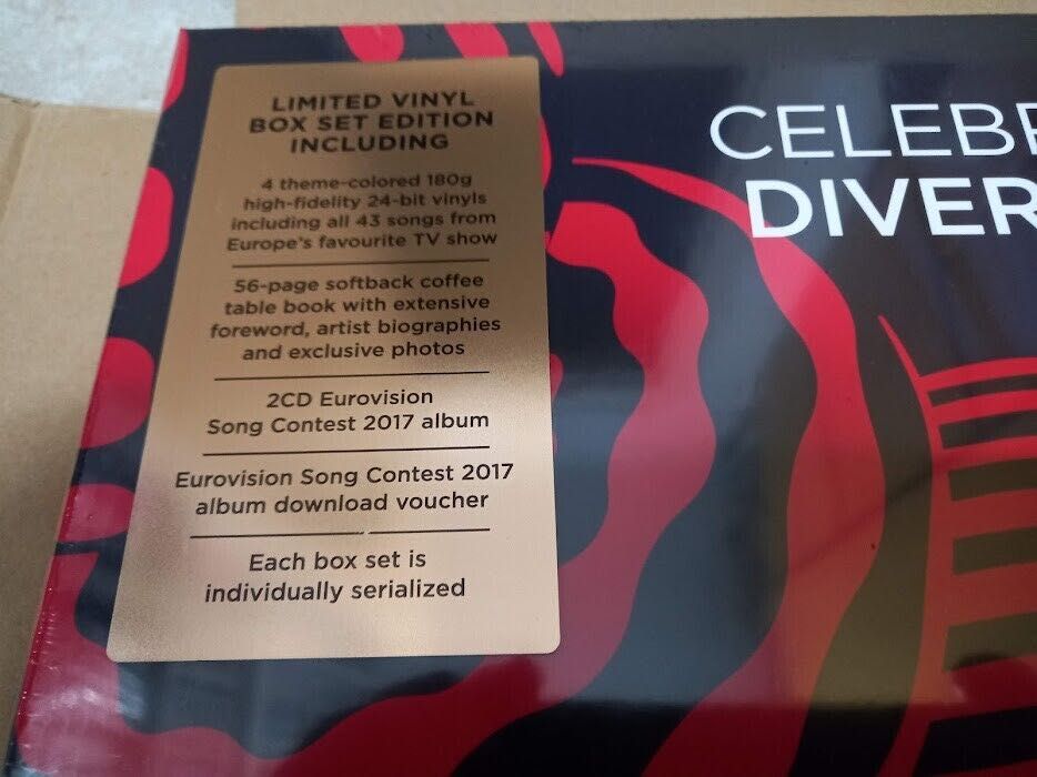 EUROWIZJA 2017 VINYL BOX Eurovision na prezent 4LP + 2CD
