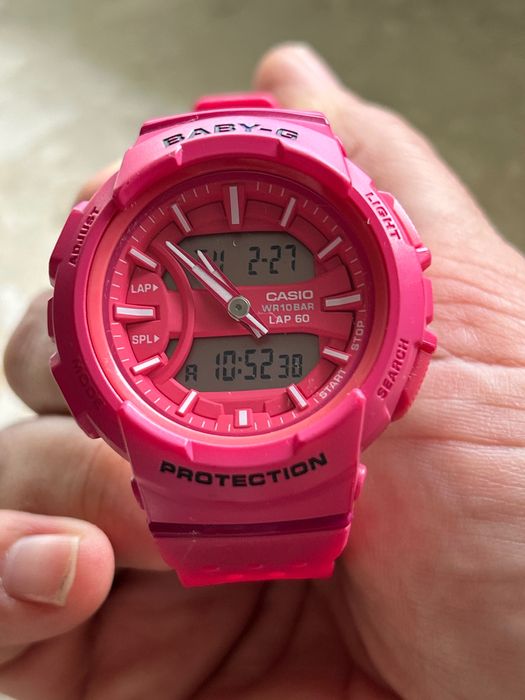Zegarek Casio BABY-G  PROTECTION Różowy Jak nowy !!
