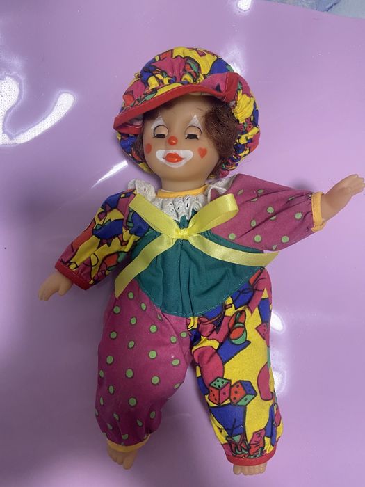 Клоун мягкий игрушка