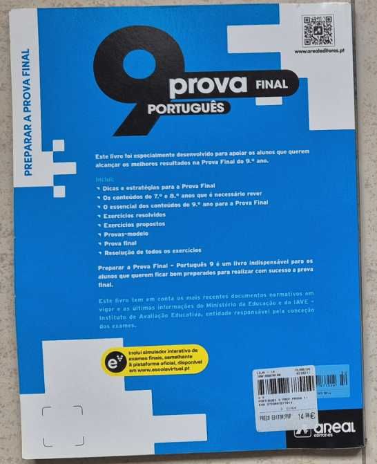 Prova Final 2025 - Português - 9.º Ano