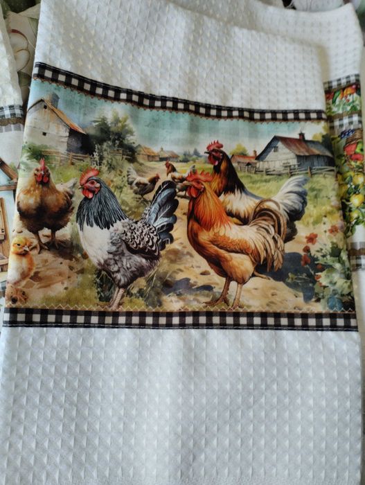 Panos de cozinha 50×70 personalizado com barra de tecido maravilhoso