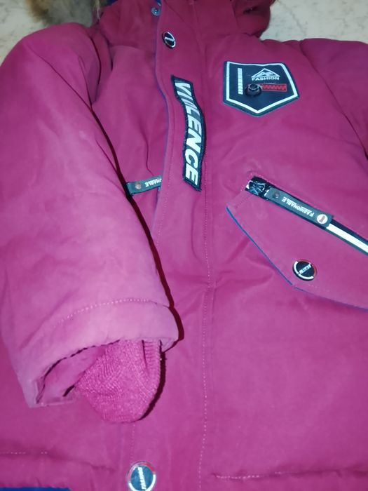 Зимова куртка для хлопчика розмір 104