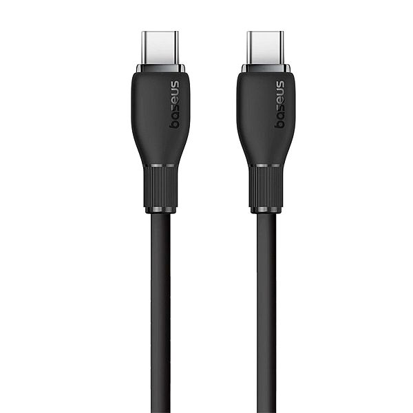 Kabel Baseus Pudding Series USB-C - USB-C 100W 1,2m - czarny