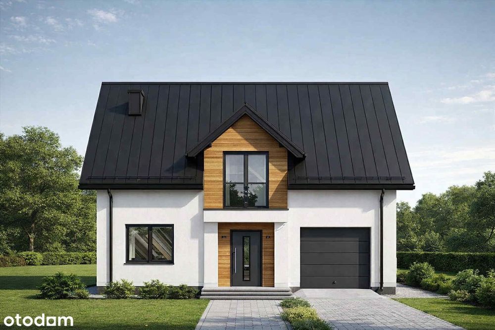 Na sprzedaż wolnostojący dom 136m2 z garażem Zbrudzewo