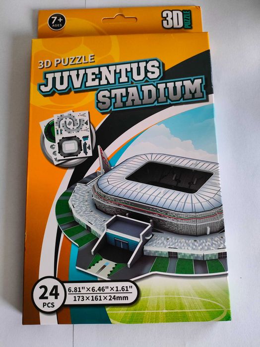 Stadion Juventusu Allianz Stadium puzzle 3D Juventus Turyn prezent