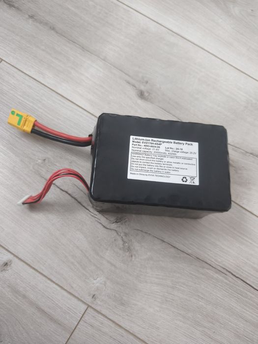 Акумулятор EV2170H-6S4P 20000mAh для FPV-дронів, агродронів.