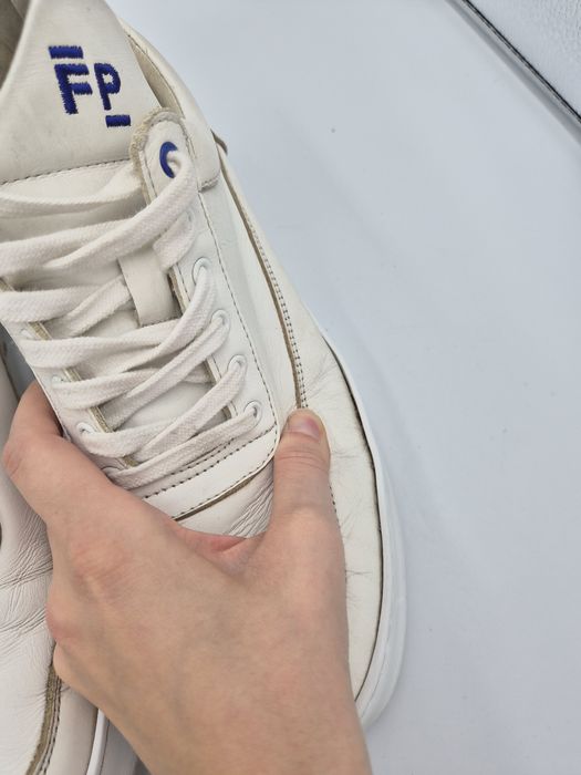 Sneakersy wysokie unisex białe 40 Filling Pieces Plain 683