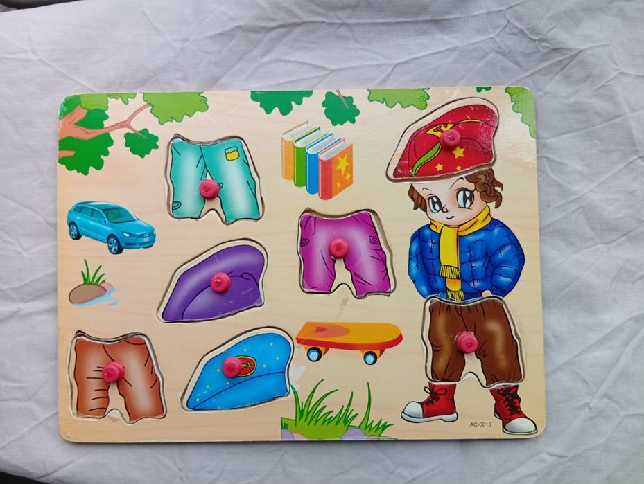 Puzzle encaixar roupa