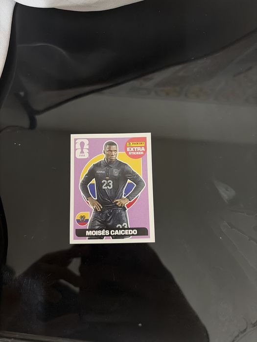Crominho Moisés Caicedo Panini Extra Sticker FIFA – Raro, Preço Negociável