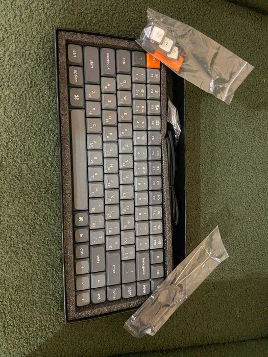 Клавіатура Keychron K3 Max 84Key, Gateron MX 2.0 Red, QMK, EN/UKR