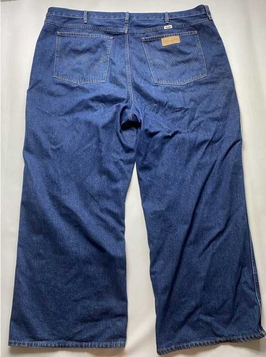 WRANGLER WorlD Wide Indigood duże granatowe Spodnie Jeansy W 48 L 34