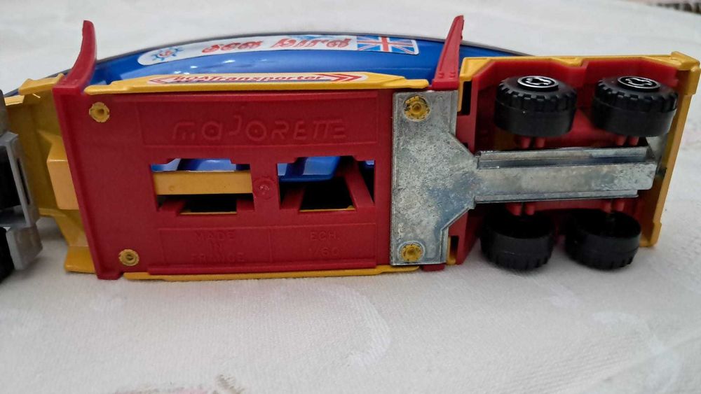 Majorette Boat Transporter 1:60 - Made in France-Barco "Sea Bird"