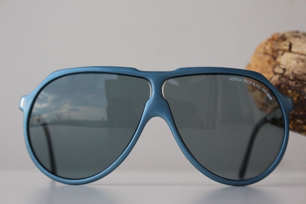 Okulary Alpina M1 ProfiL Fog Stop Blue UNIKAT RETRO VINTAGE Carrera