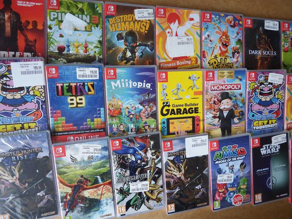 PŁOCK N I N T E N D O SWITCH gry na konsolę Switch PUDEŁKOWE nowe