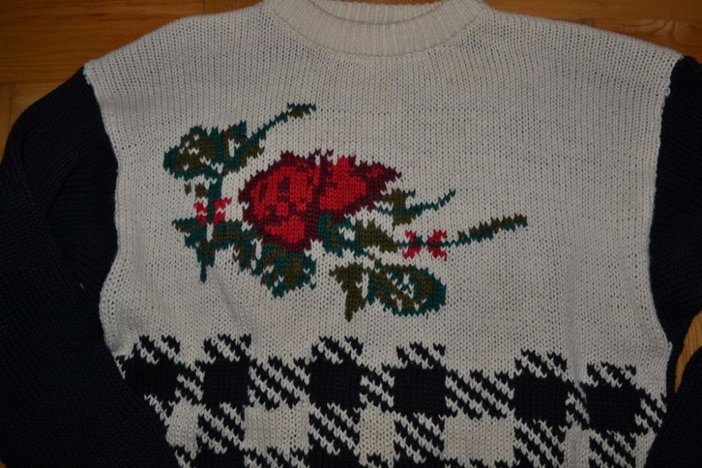 488 #southern- Sweter aryl haft 42/44