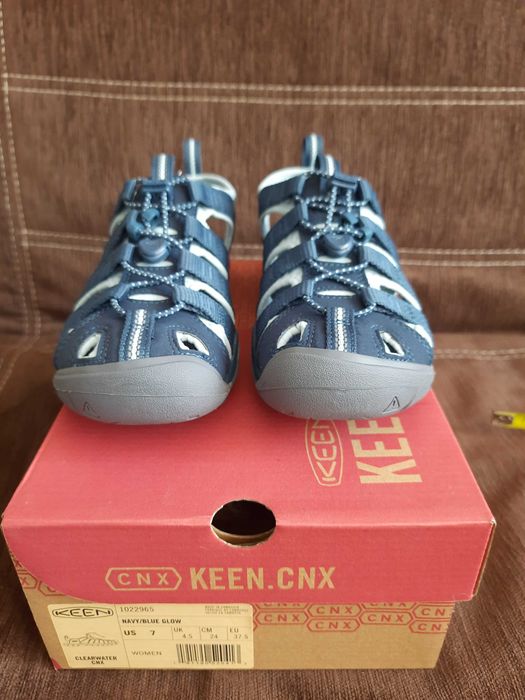 Sandały damskie Keen Clearwater CNX navy/blue glow 37.5 nowe