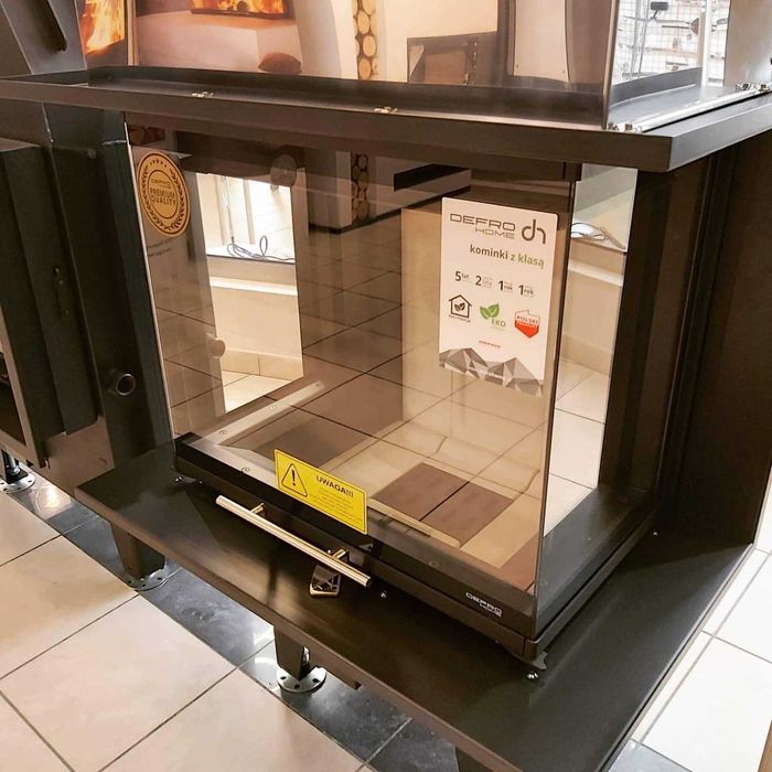 Wkład kominkowy trzyszybowy z gilotyną DEFRO INTRA XSM CG + blenda