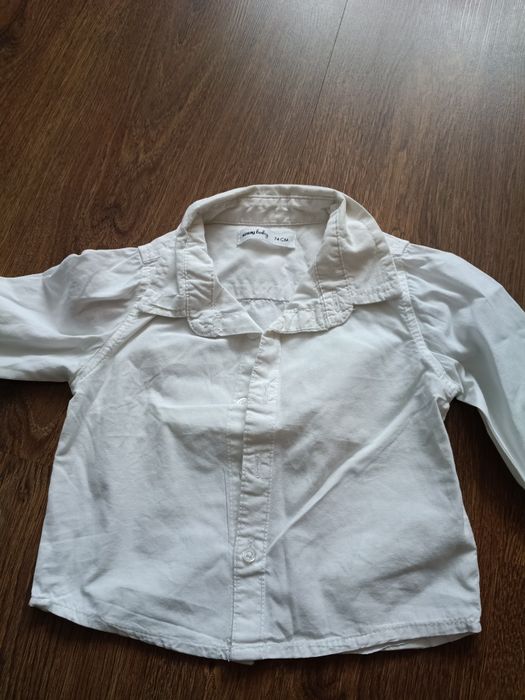 Biała koszula rozmiar 74
