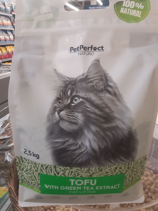 Наповнювач для котячого туалету Tofu.