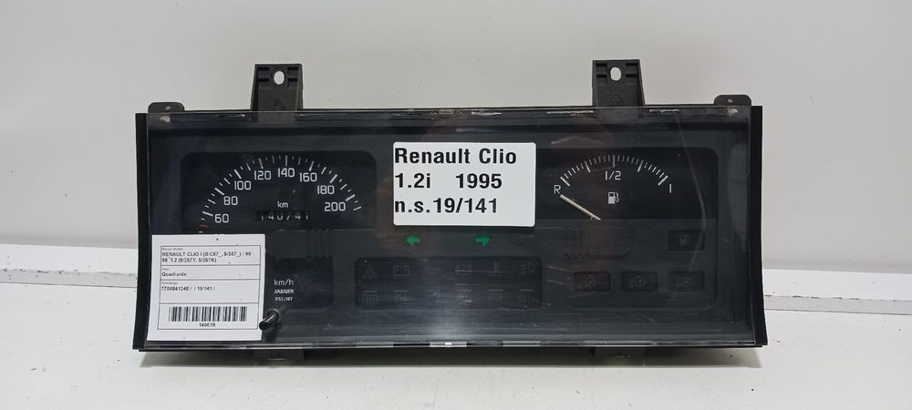Quadrante / painel de instrumentos RENAULT Clio I (B/C57_, 5/357_)
