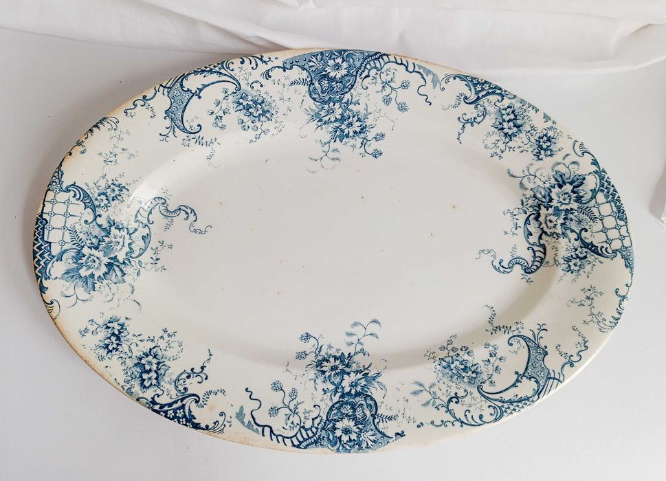 Terrina com Travessa em Faiança