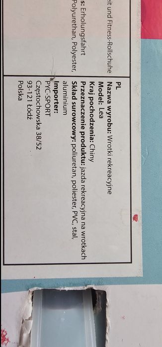 Wrotki 36  dziewczęce