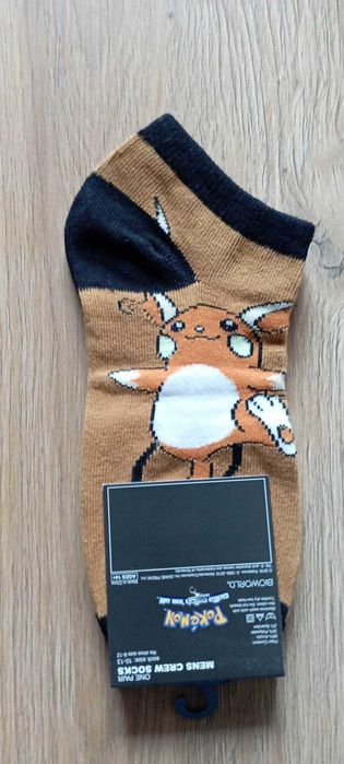 Słodkie skarpetki stopki Pokemon Raichu 35-39