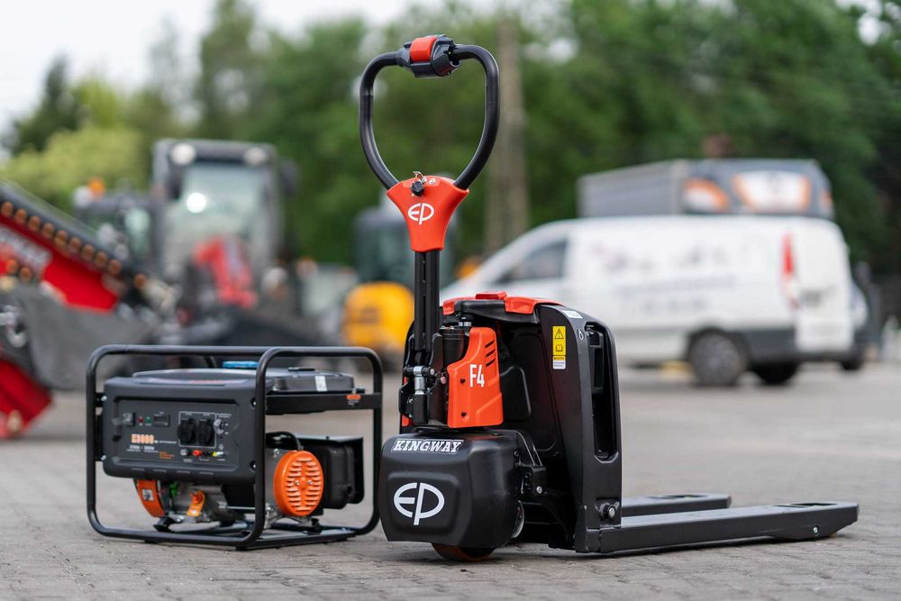 NOWY Elektryczny wózek paletowy EP F4 Li-ION 115cm 1,5T + AGREGAT 3KW