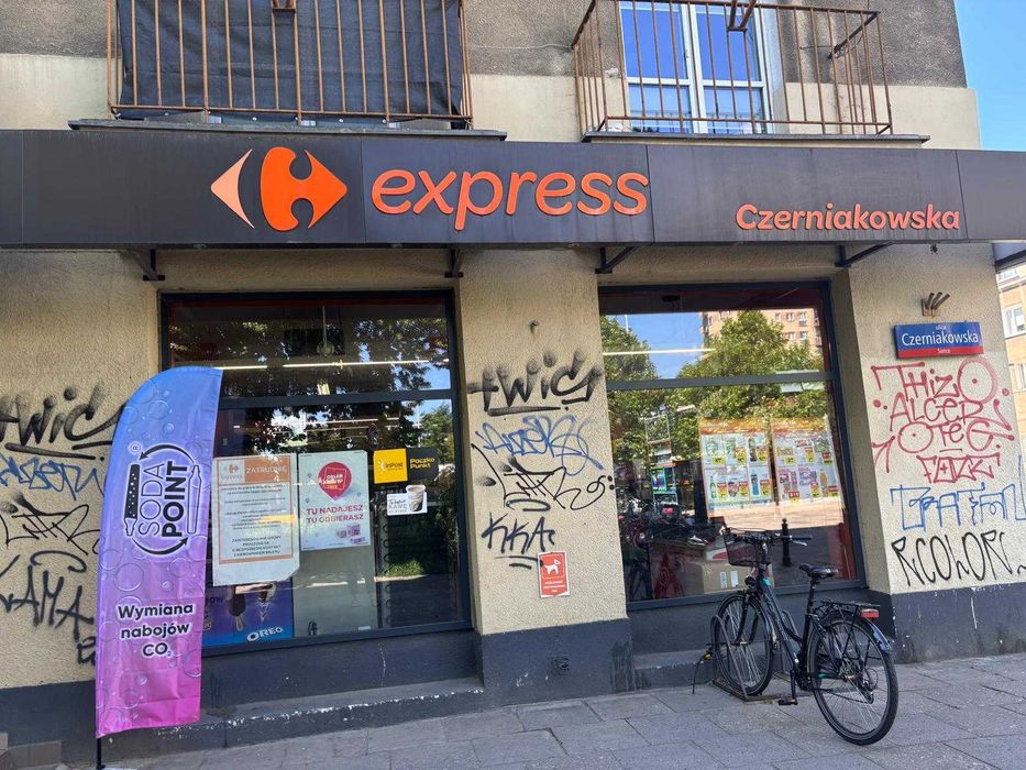 Sodastream Warszawa (Sielce), Gagarina 2 Wymiana nabojów CO2