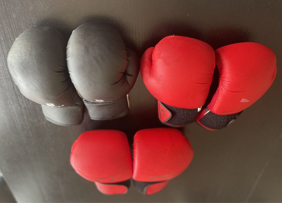 Luvas Boxe Criança 4OZ e Adulto 12OZ 3 pares