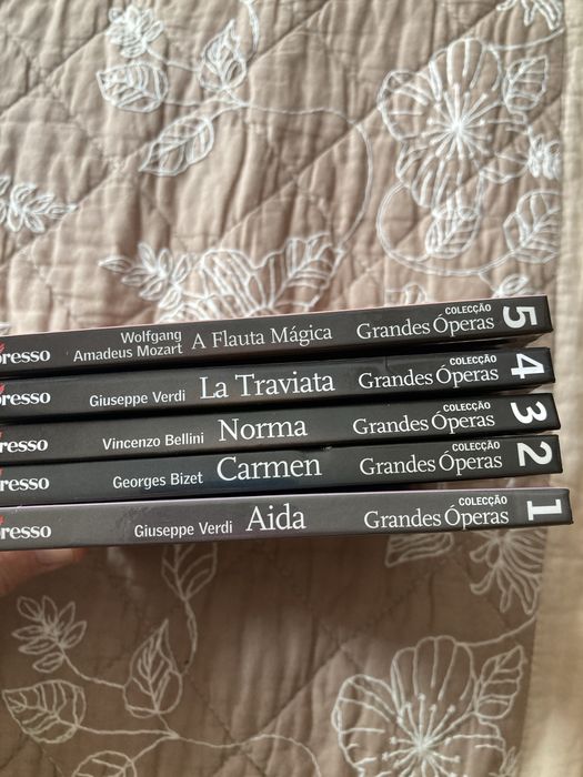 5 CD Óperas Clássica Mozart Verdi etc.