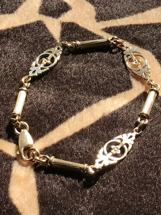 Pulseira em ouro Portugues 19,2 com 12gr peso