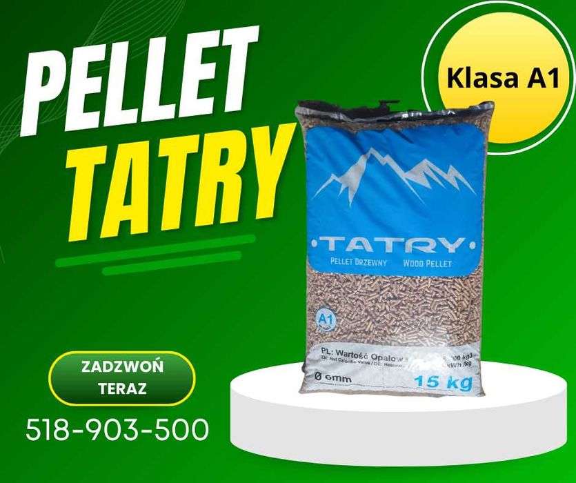 DOSTĘPNY Pellet drzewny 100% sosna A1 pelet sosnowy