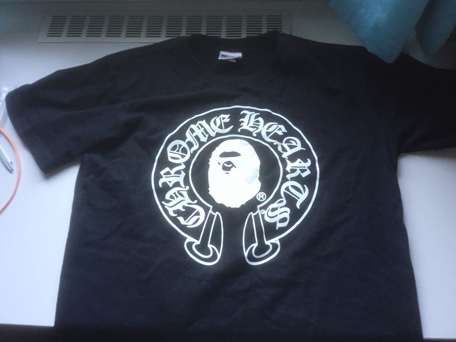 Футболка Bape&Hrome hearts