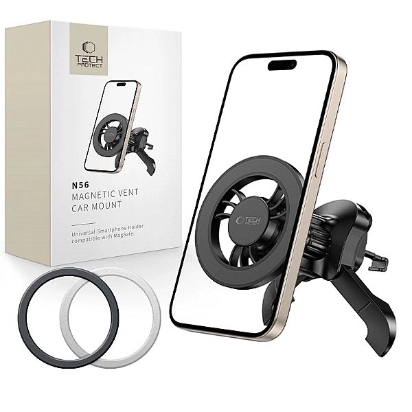 Tech-Protect N56 Magnetic Magsafe Stable Vent Car Mount Black