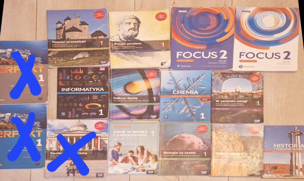 Podręczniki szkolne kl I szkoła średnia
