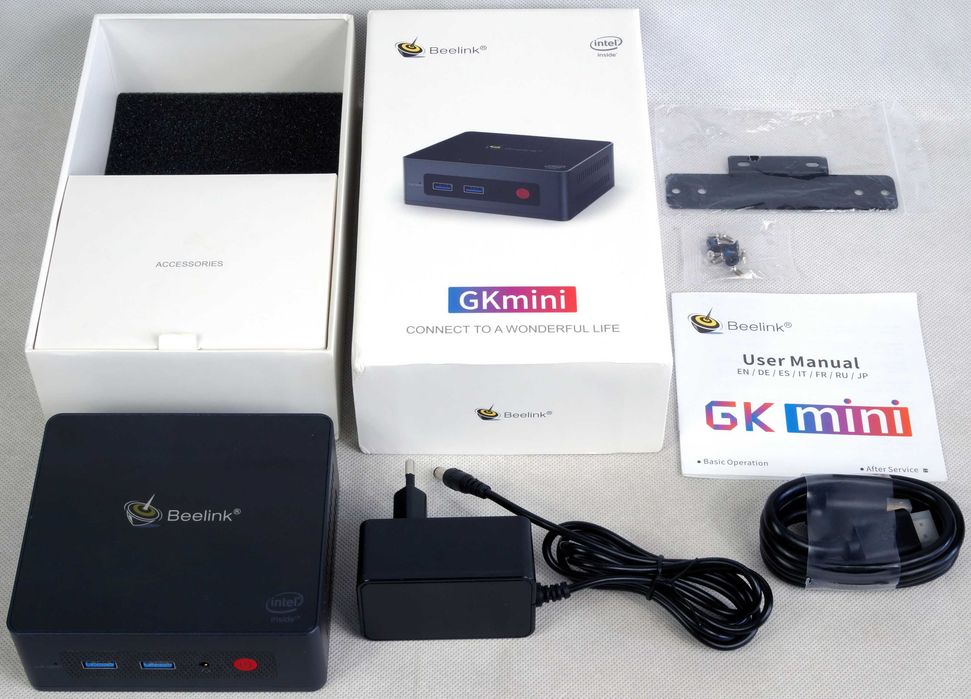 Міні ПК (компактний) Beelink GK mini 8/256Gb, Intel Celeron J4125, Windows 10 Pro