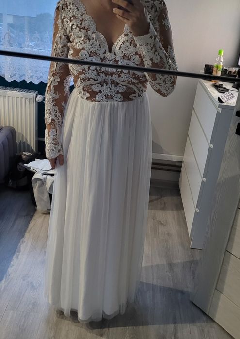 Suknia ślubna długa