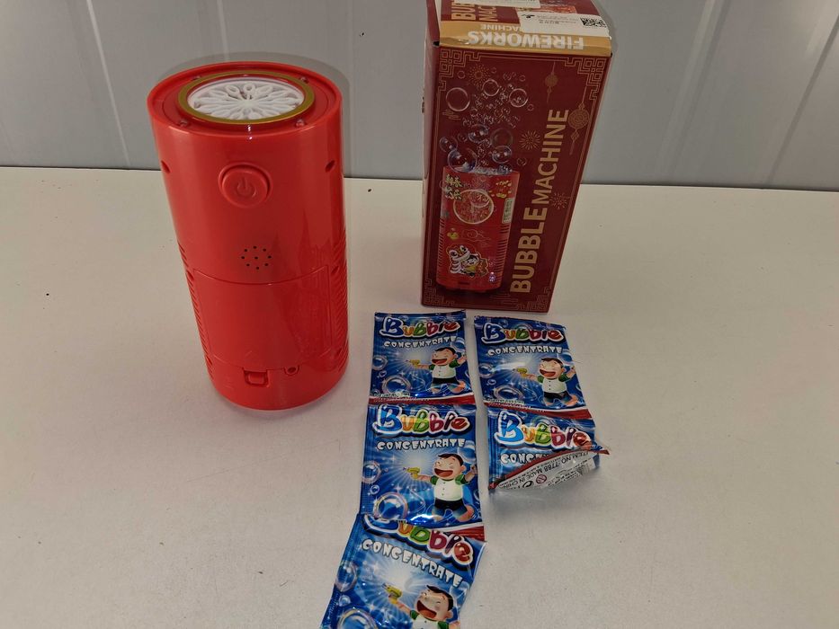 I138 Maszyna Do Baniek Mydlanych Bubble Machine Fajerwerki